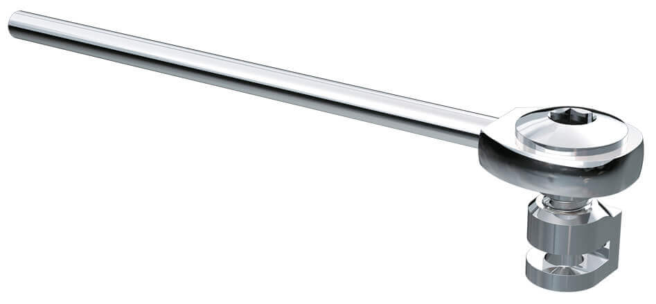 SUS³ - Teleskopstange montiert