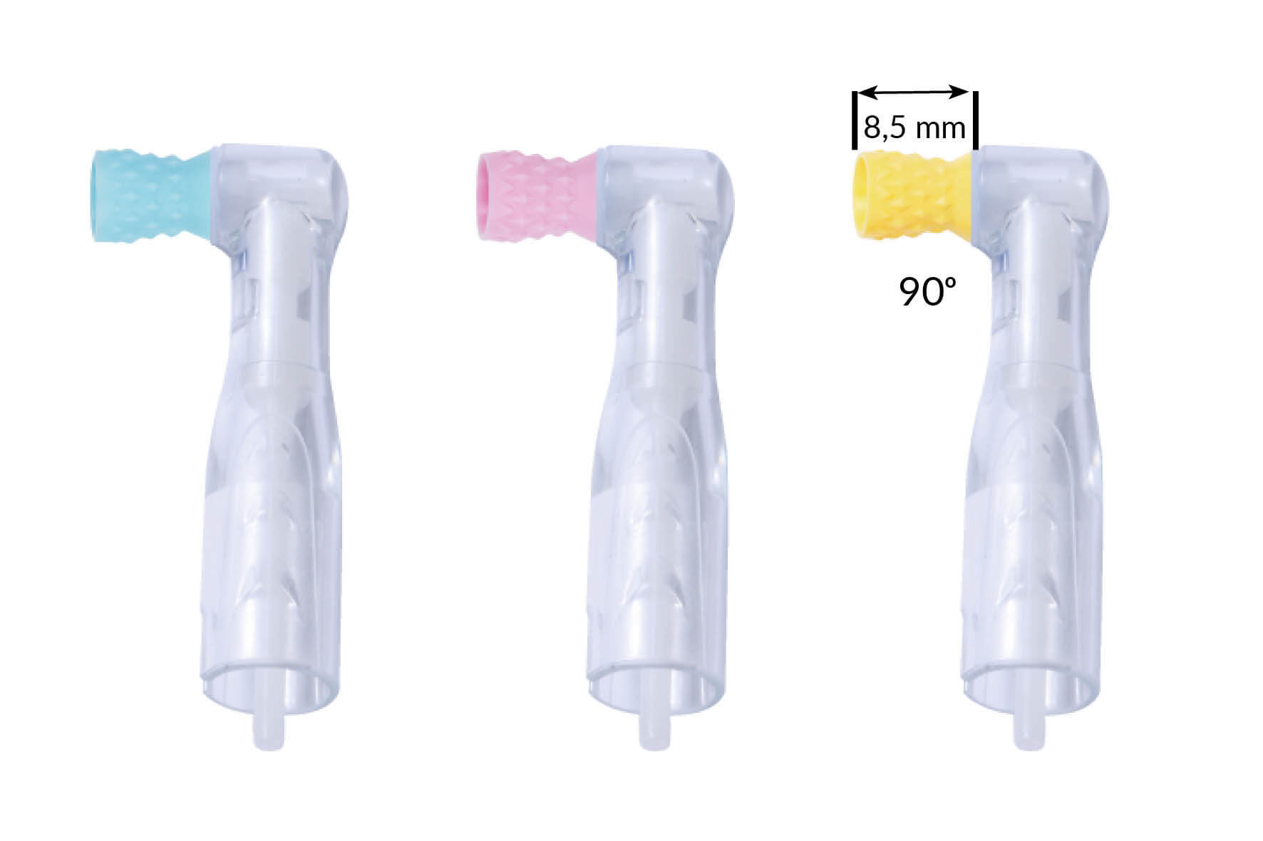 Einweg-Prophy-Angles, Polierkelch, 60°-Drehung, soft (Pink)