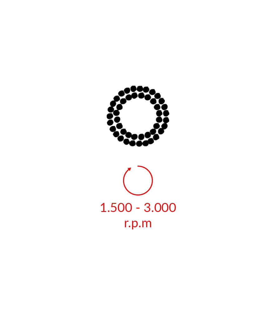 Mini Cup - Polierbürsten aus Nylon (Prophy Brushes), regular (weiß)
