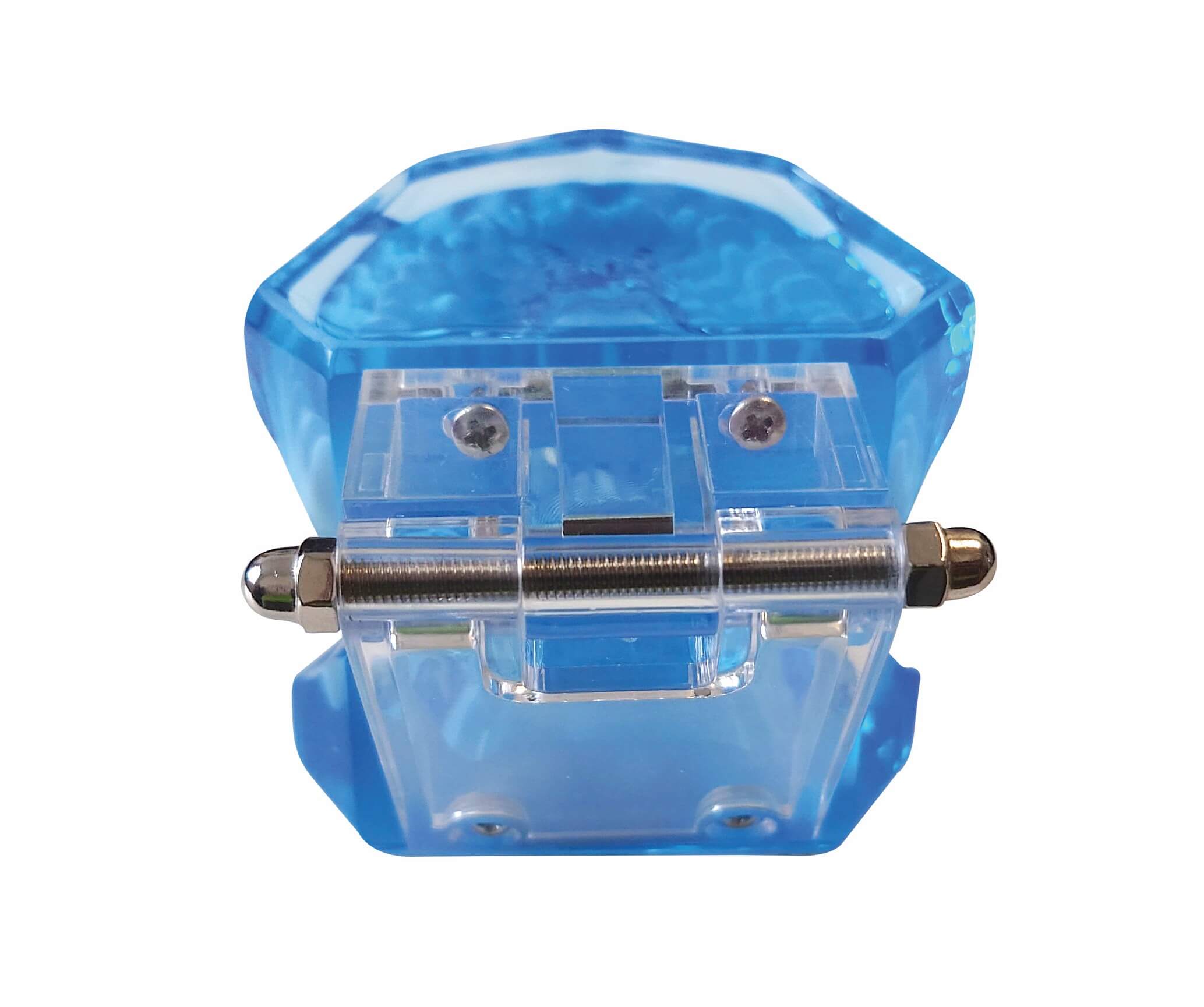 Zahnmodell, blau-transparent