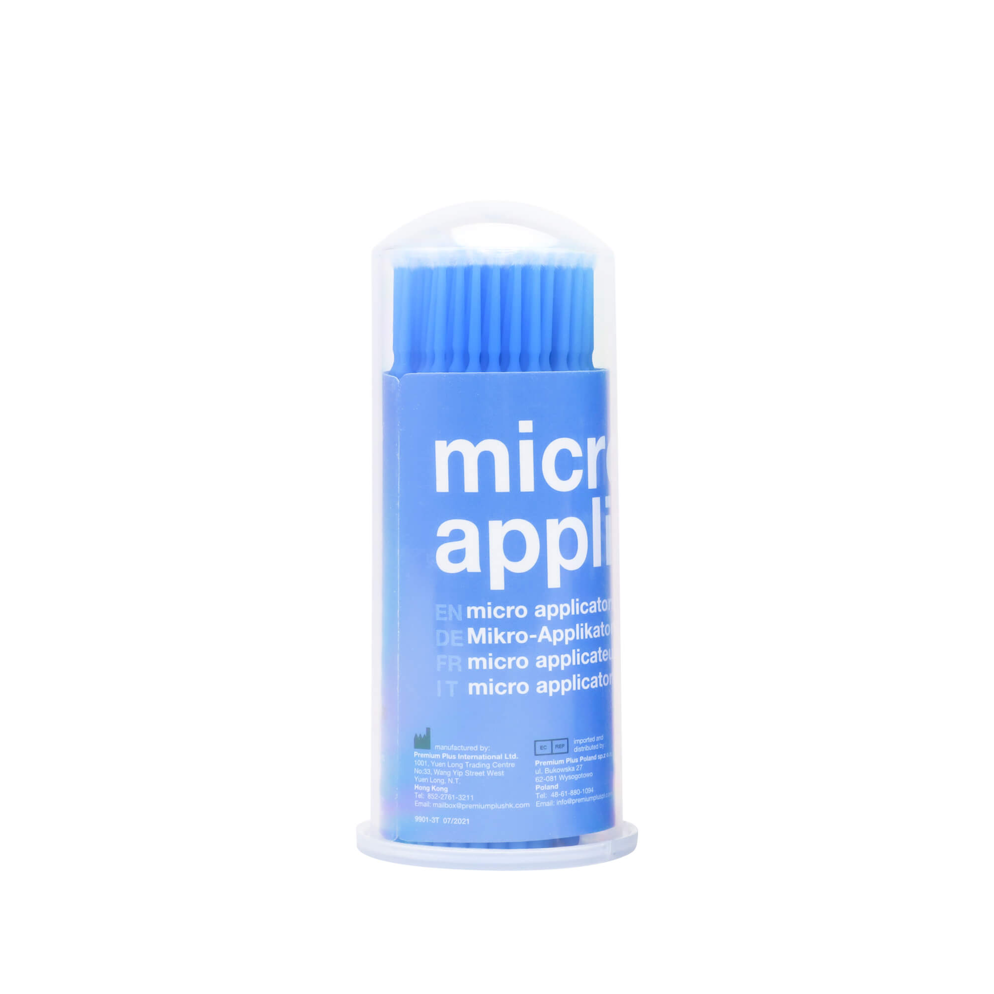 Einweg-Mikro-Applikatoren, mini - regular, dark blue