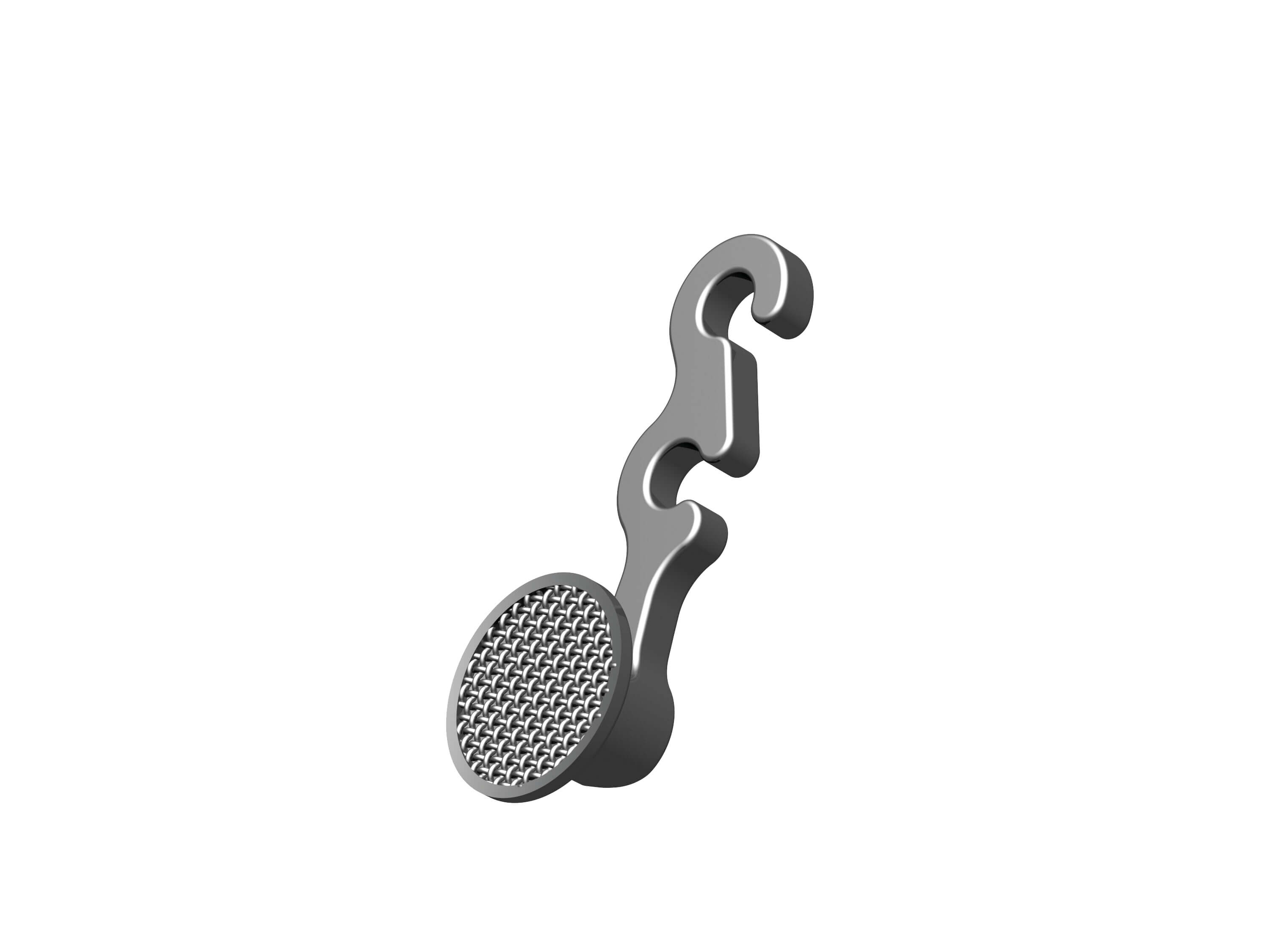 Lingualknöpfchen Double-Hook, links