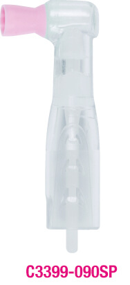 Einweg-Prophy-Angles, Polierkelch, 360°-Drehung, 90° Right Angle, soft (Pink)