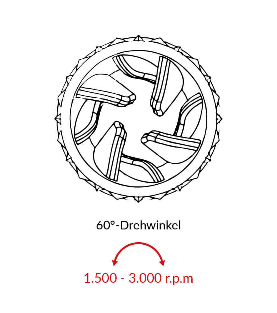 Einweg-Prophy-Angles, Polierkelch, 60°-Drehung, regular (White)