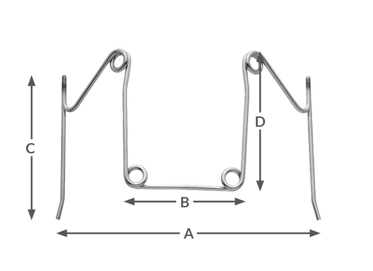 Spring Quad Helix, size 1