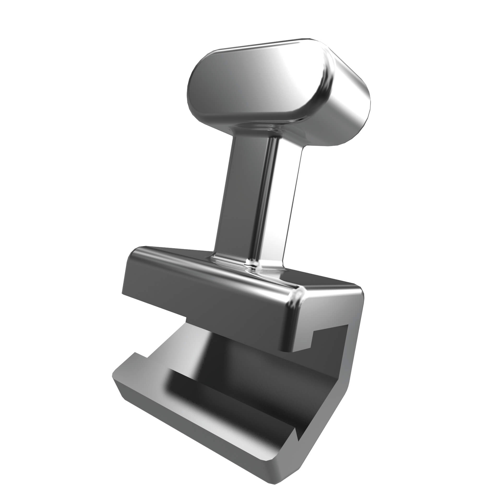 Klemmhäkchen mit T-Hook, kurz (1,4 mm)